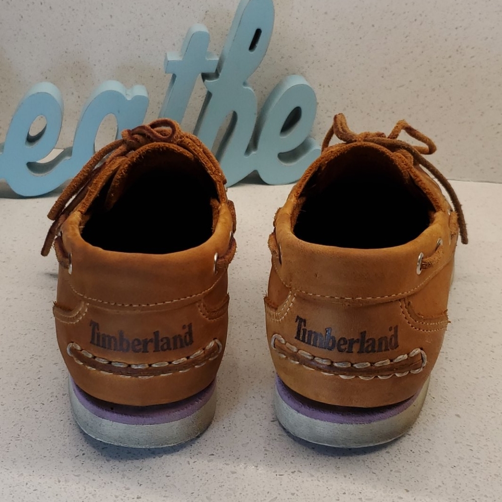 TIMBERLAND wms leather loafers (sz 6.5) - Picture 3 of 8